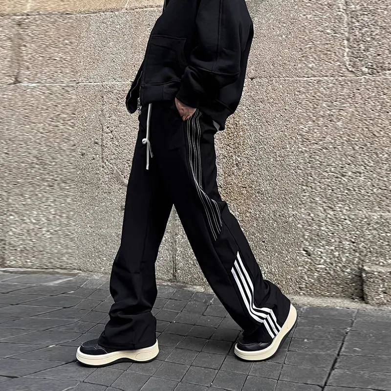 DJ.SPIRIT Casual Pants Unisex Black-5