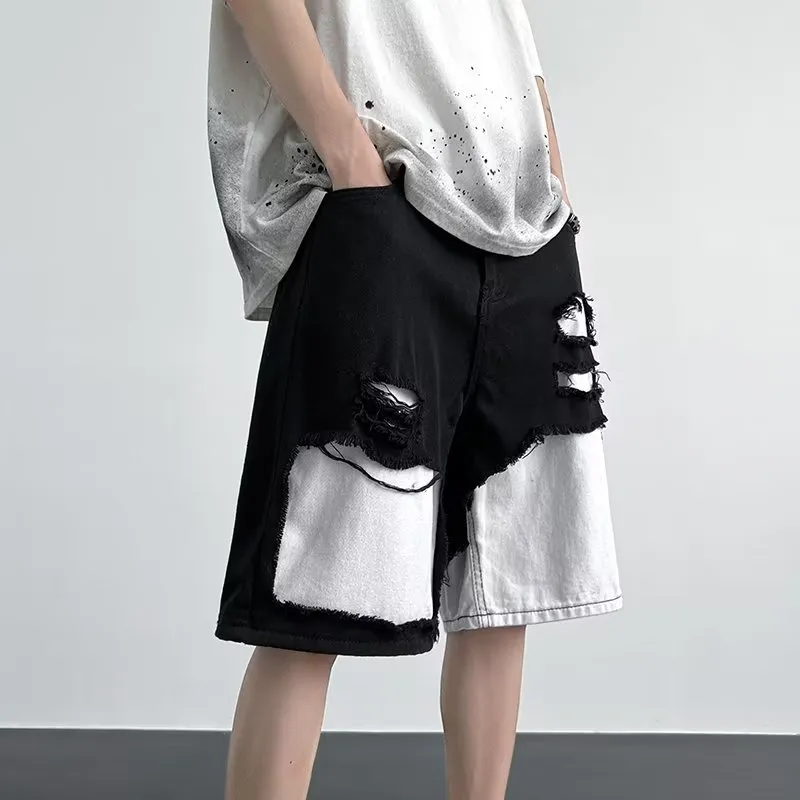 DJ.SPIRIT Denim Shorts Unisex-3