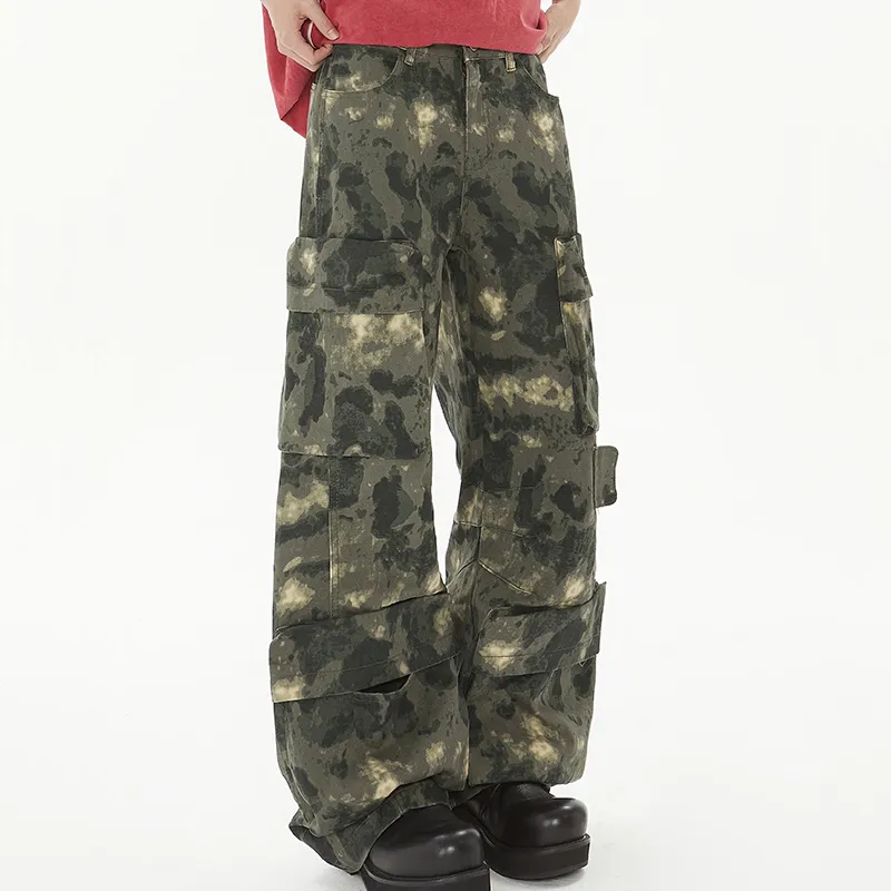 DJ.SPIRIT Cargo Pants Unisex Camouflage-4