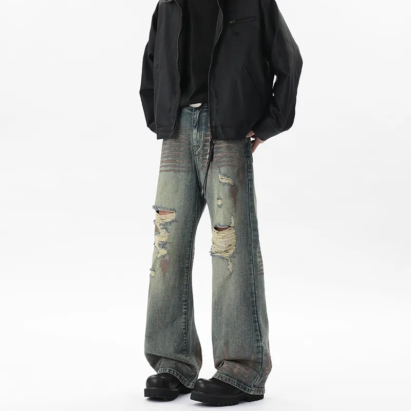 DJ.SPIRIT Jeans Unisex Vintage Blue-7