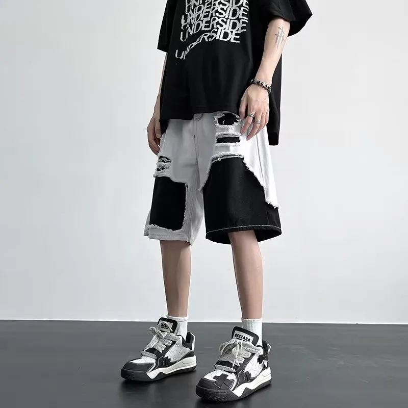 DJ.SPIRIT Denim Shorts Unisex-8