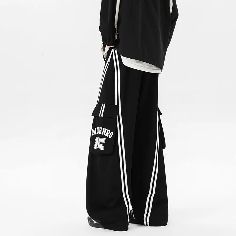 DJ.SPIRIT Cargo Pants Unisex Black-3