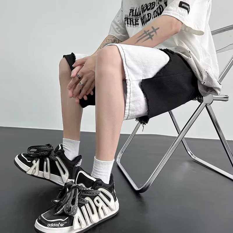 DJ.SPIRIT Denim Shorts Unisex-4