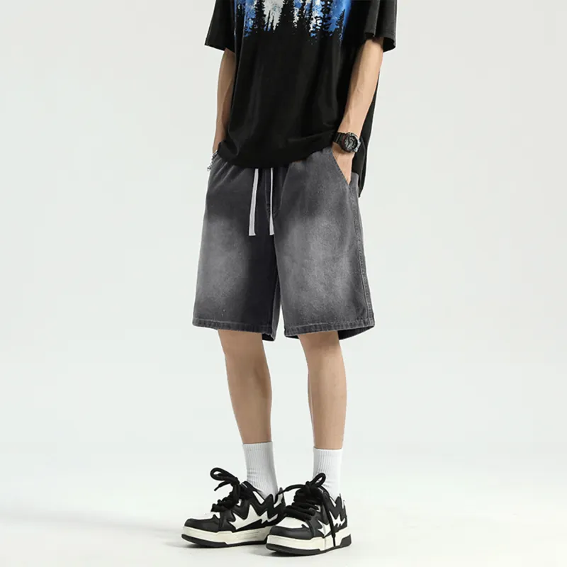 DJ.SPIRIT Denim Shorts Unisex-10