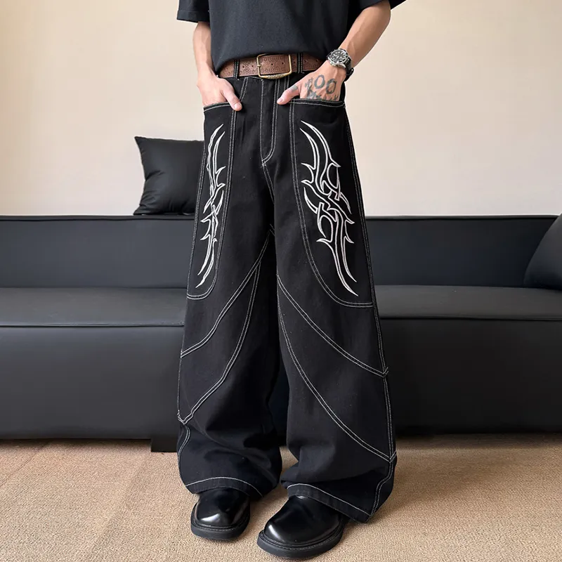 DJ.SPIRIT Jeans Unisex Black-2