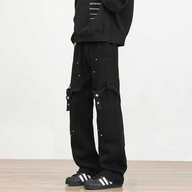 DJ.SPIRIT Jeans Unisex Black-2