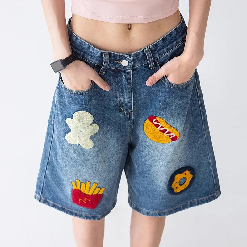 DJ.SPIRIT Denim Shorts Unisex-7