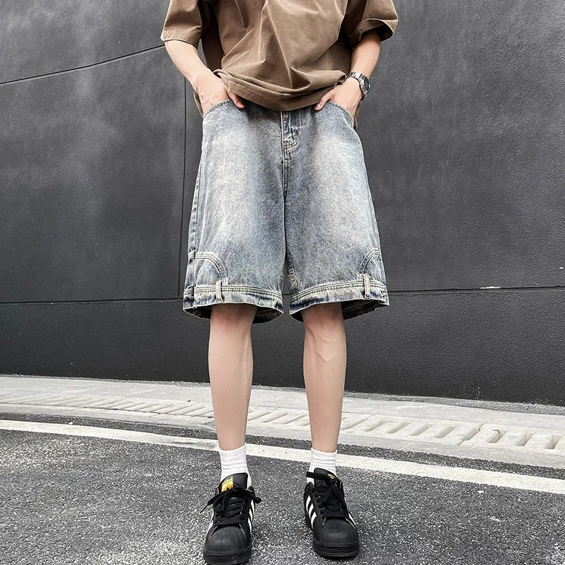 DJ.SPIRIT Denim Shorts Unisex-4