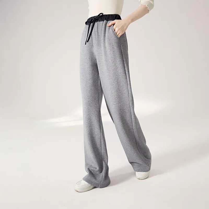 XIANGYING Casual Pants Women's Gray-2