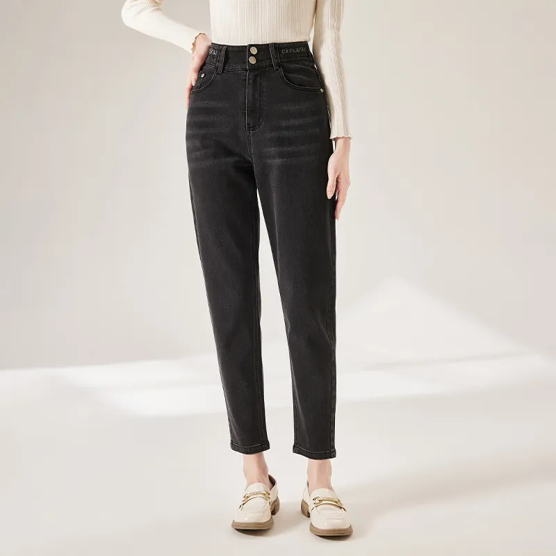 XIANGYING Jeans Women's Gray-6