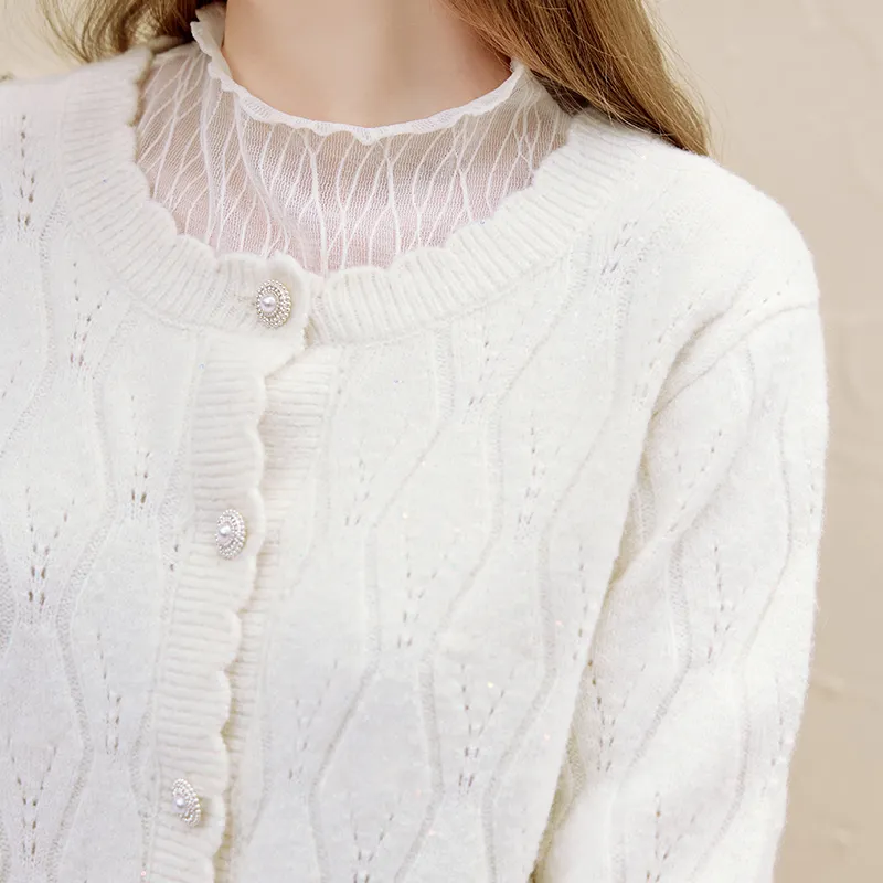 XIANGYING Knitwear Women's Beige-2