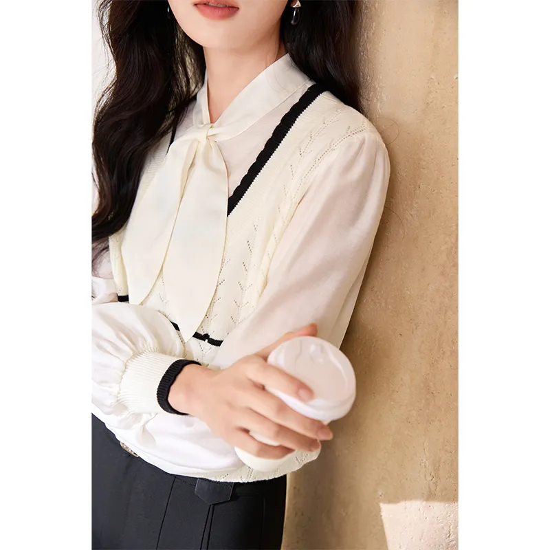 XIANGYING Knitwear Women's Beige-2