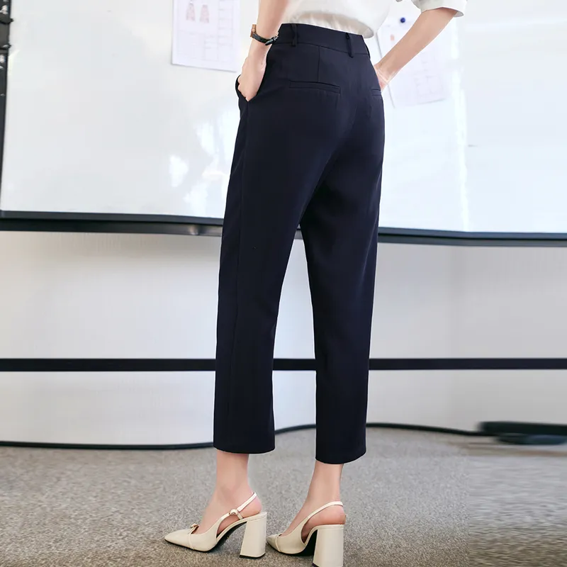 XIANGYING Suit Trouser Women's Navy Blue-2