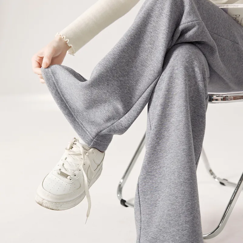 XIANGYING Casual Pants Women's Gray-4