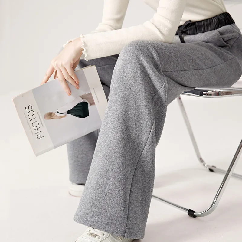 XIANGYING Casual Pants Women's Gray-6