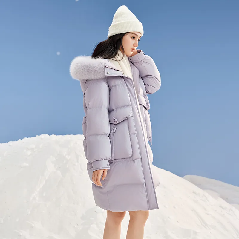 XIANGYING Down Jacket Women's Purple-2