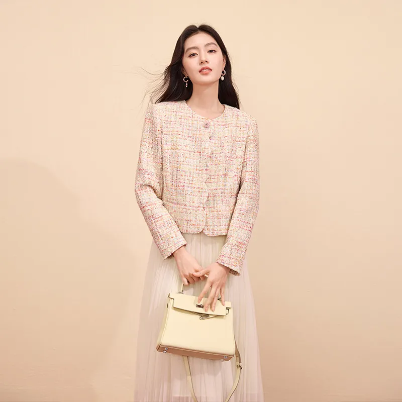 XIANGYING Jackets & Coats Women's Pink-2