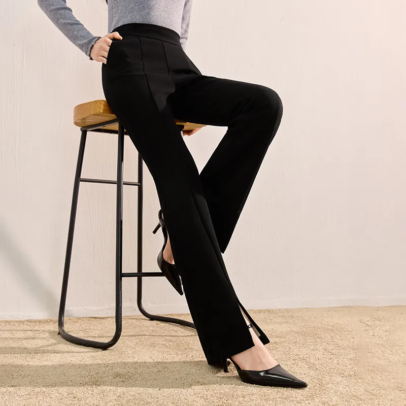 XIANGYING Suit Trouser Women's Black-3