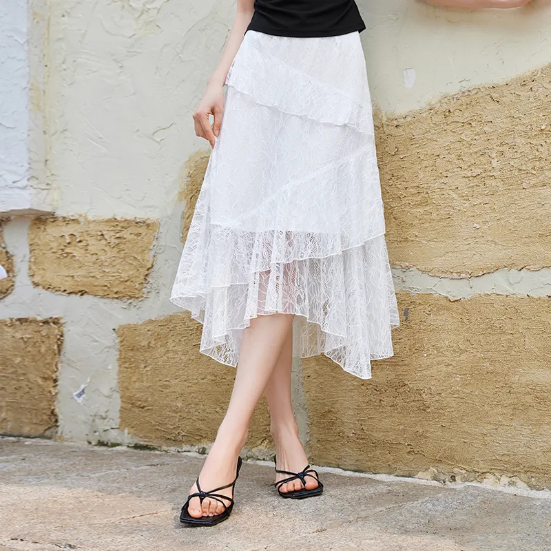 XIANGYING Casual Long Skirt Women's-2