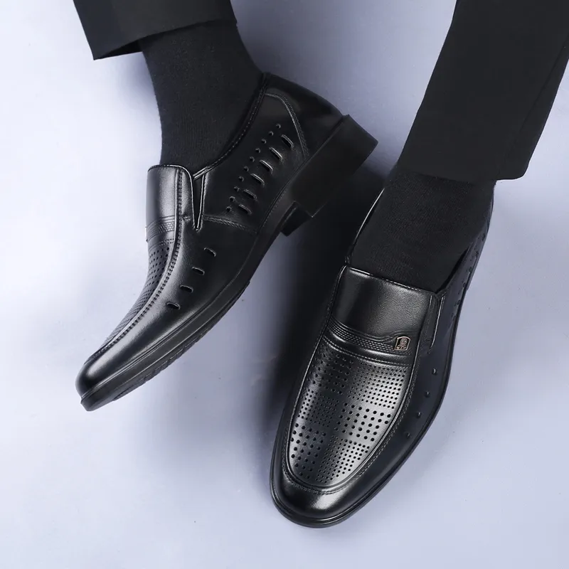 LAORENTOU Casual Leather Shoes Men's-24