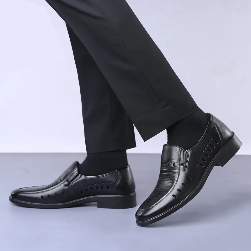 LAORENTOU Casual Leather Shoes Men's-23