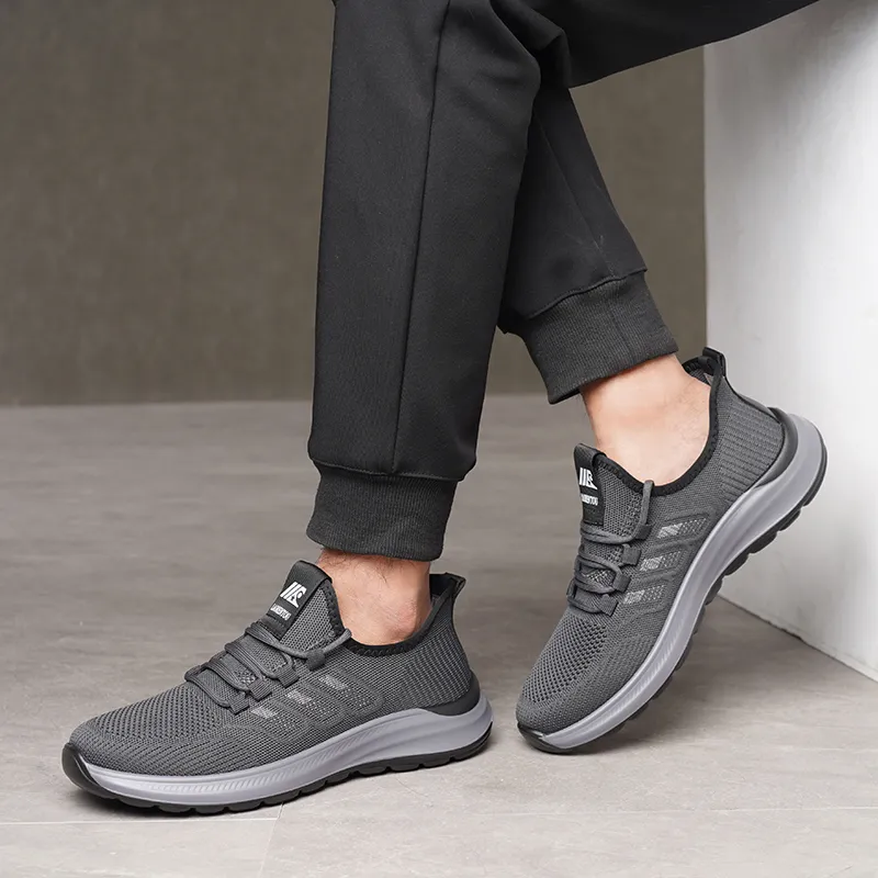 LAORENTOU Casual Shoes Men Low Top Gray-11