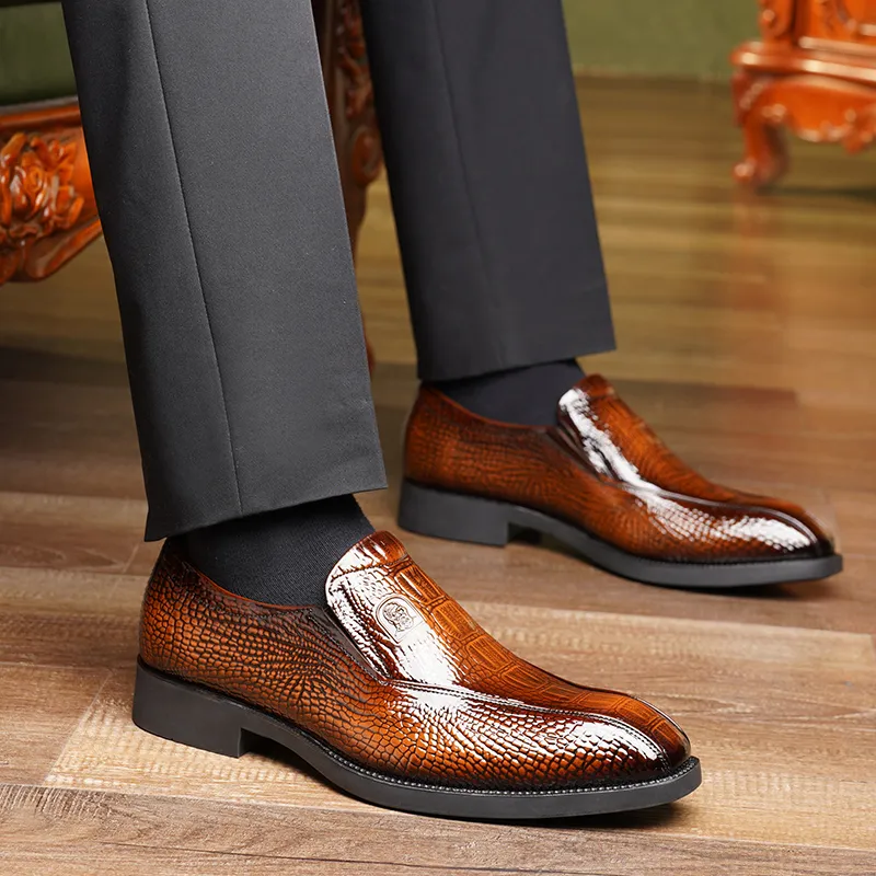 LAORENTOU Dress Shoes Men Low Top Black/Brown/Blue-15