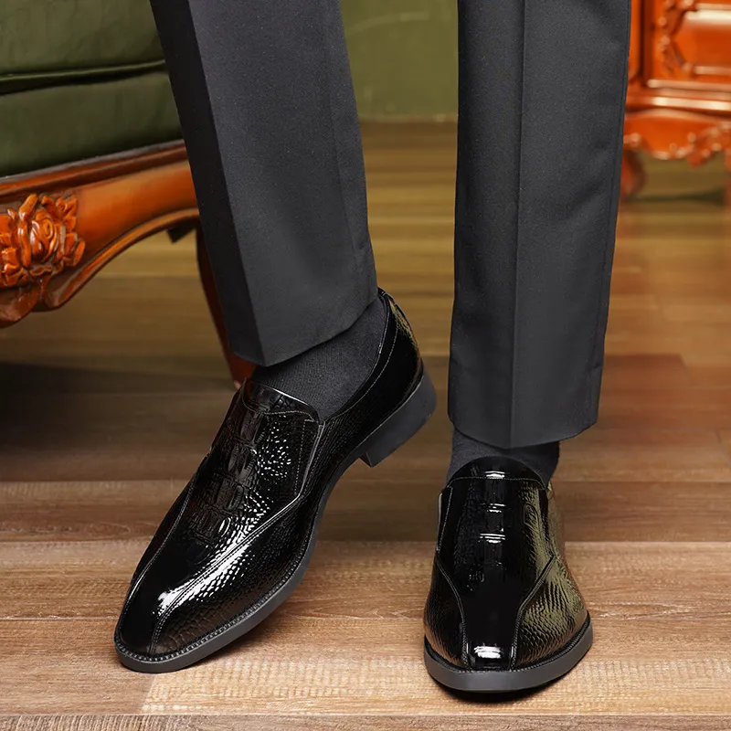 LAORENTOU Dress Shoes Men Low Top Black/Brown/Blue-4