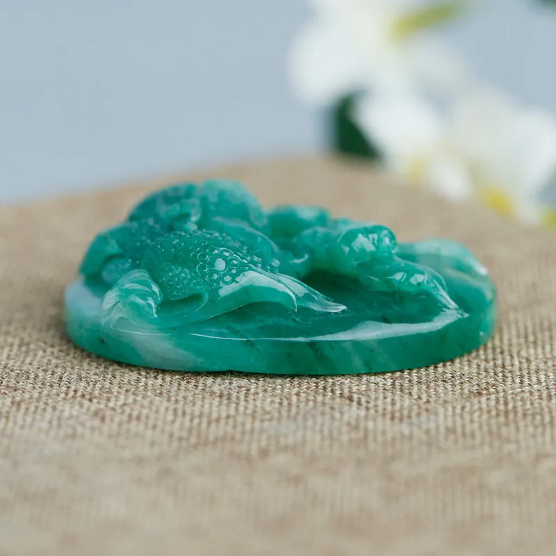 Treasure Dushan Jade Pendants Unisex-5