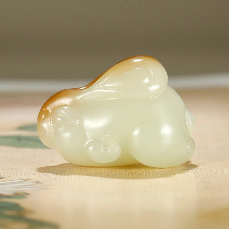 Treasure Pendants White Jade Unisex-5