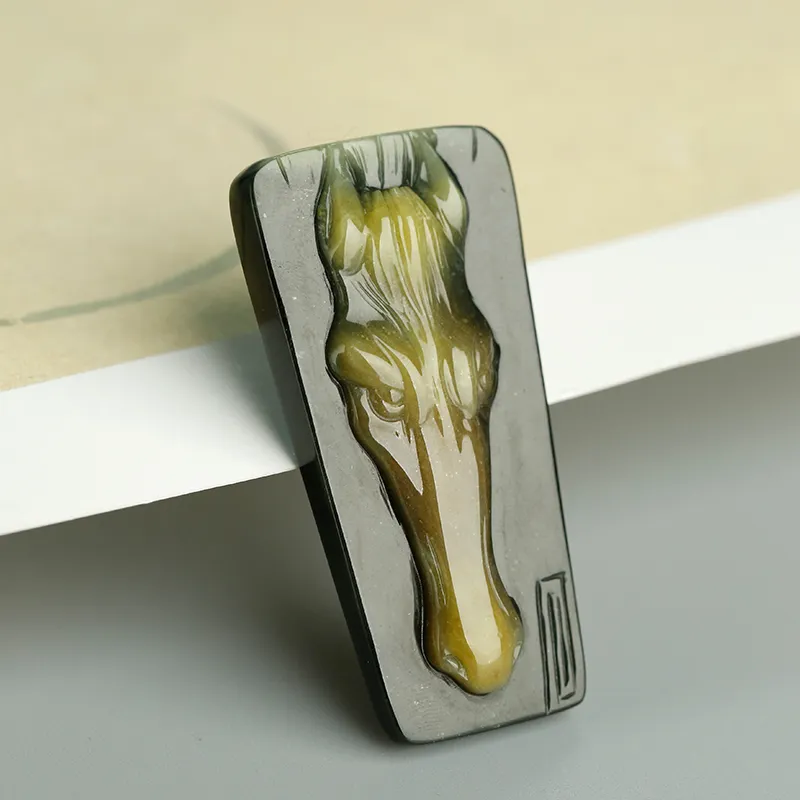 Treasure Dushan Jade Pendants Unisex-3