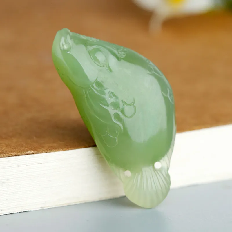 Treasure Pendants Green Jade Unisex-1