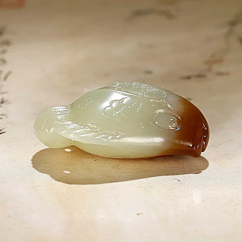 Treasure Pendants White Jade/Pale Greenish White Jade Unisex-5