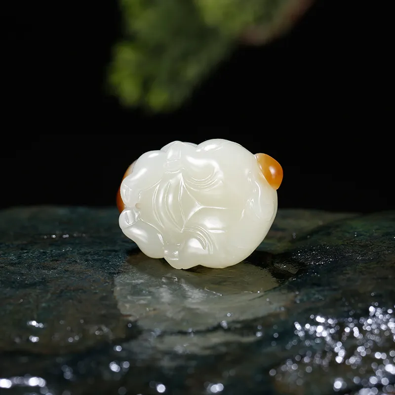 Treasure Pendants White Jade/Pale Greenish White Jade Women's-5