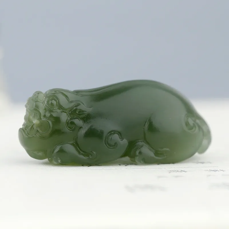 Treasure Pendants Green Jade Unisex-1