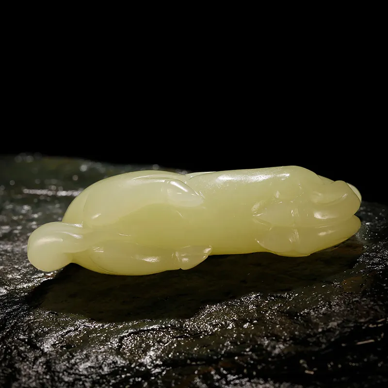 Treasure Pendants Yellow Jade Unisex-4