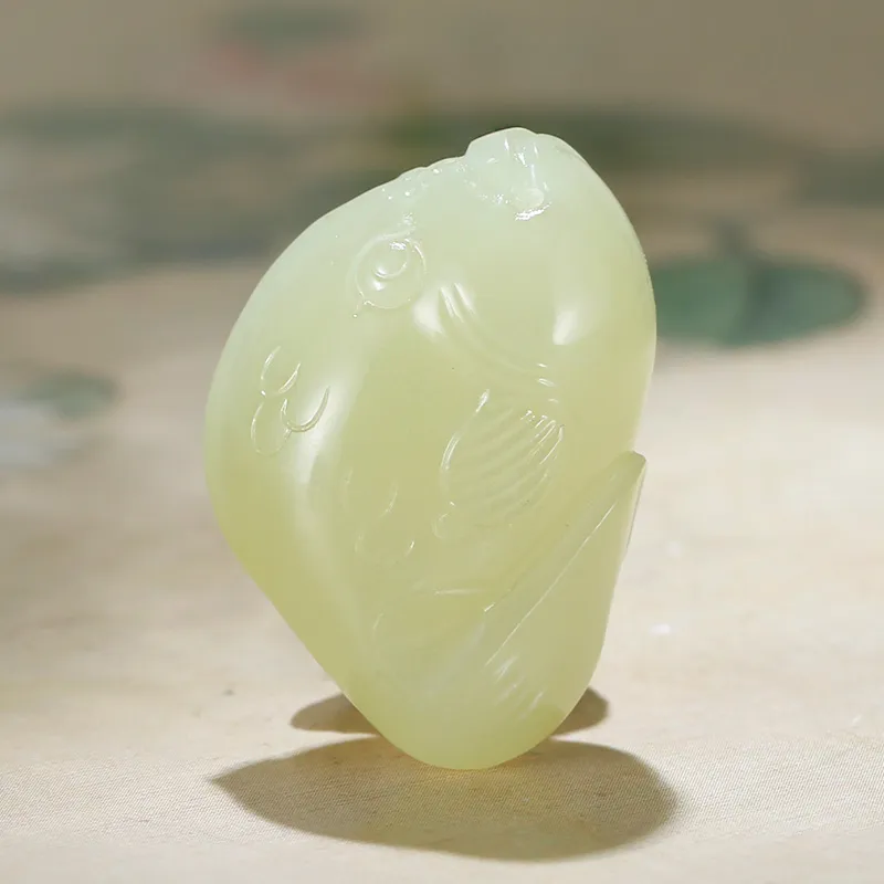 Treasure Pendants Yellow Jade Unisex-6