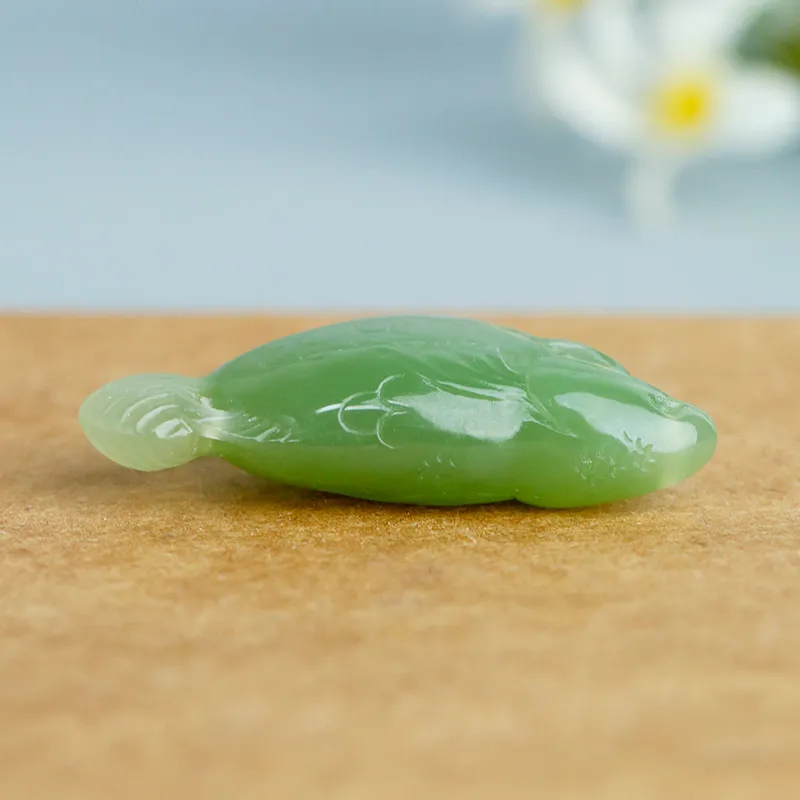 Treasure Pendants Green Jade Unisex-4