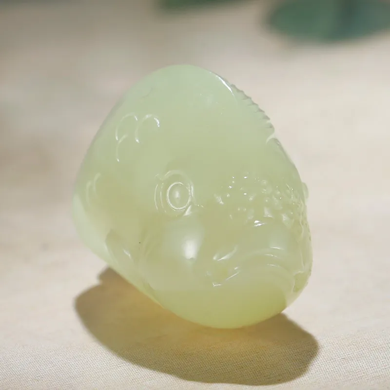 Treasure Pendants Yellow Jade Unisex-5