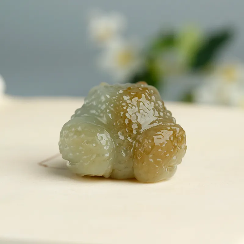 Treasure Collectible White Jade/Pale Greenish White Jade Unisex-3
