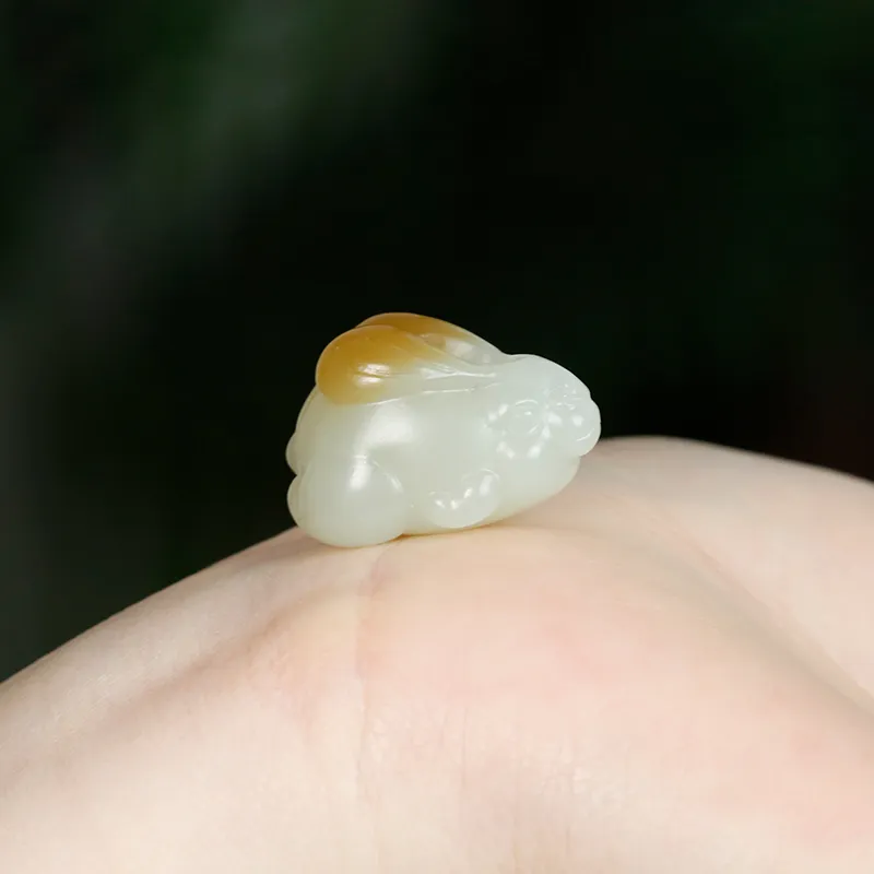 Treasure Pendants White Jade/Pale Greenish White Jade Women's-3