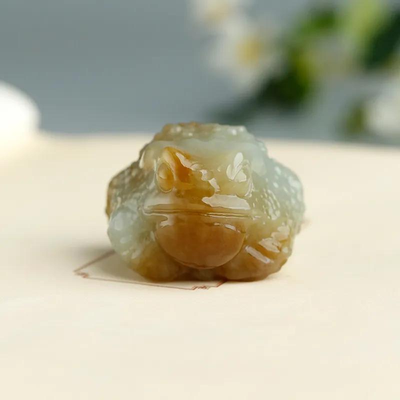 Treasure Collectible White Jade/Pale Greenish White Jade Unisex-1