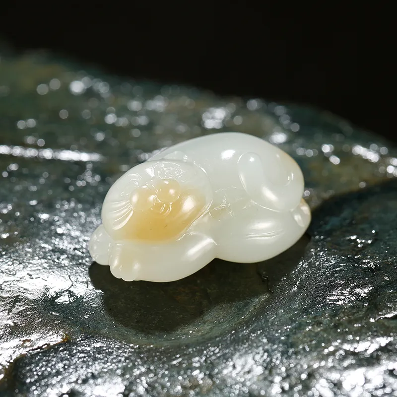 Treasure Pendants White Jade/Pale Greenish White Jade Women's-2