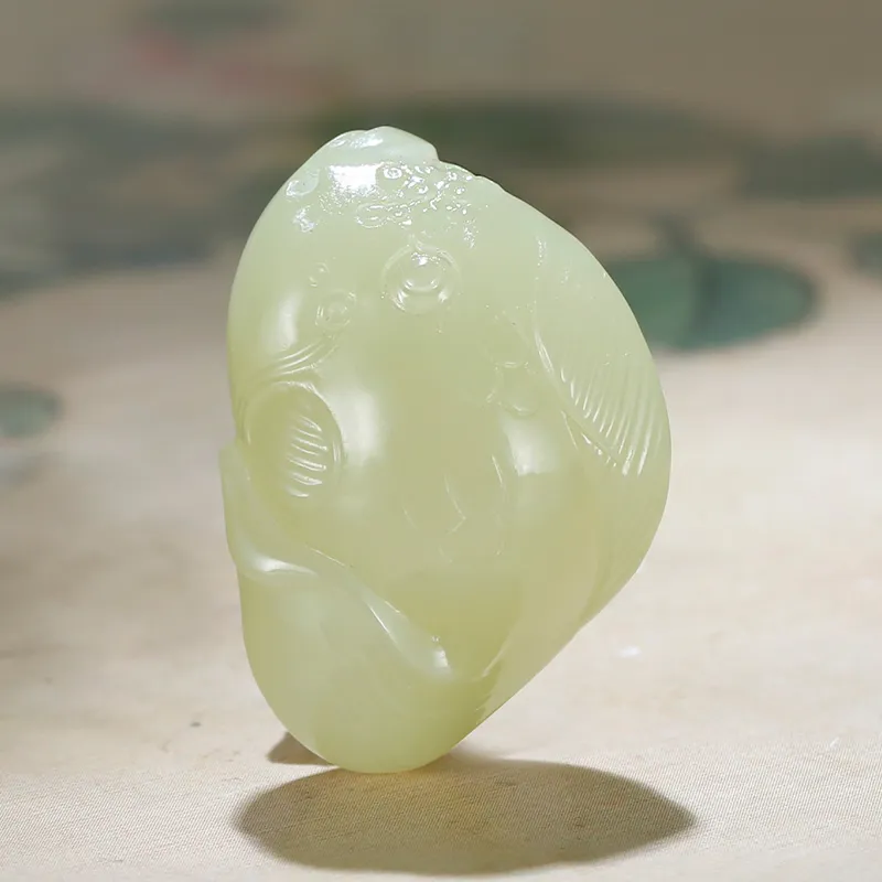 Treasure Pendants Yellow Jade Unisex-2
