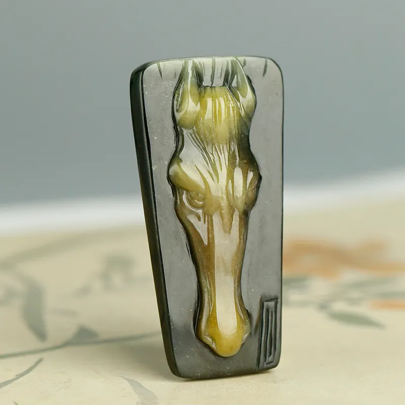 Treasure Dushan Jade Pendants Unisex-2