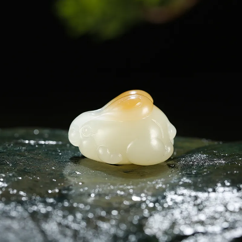 Treasure Pendants White Jade/Pale Greenish White Jade Women's-1