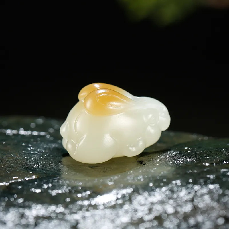Treasure Pendants White Jade/Pale Greenish White Jade Women's-2