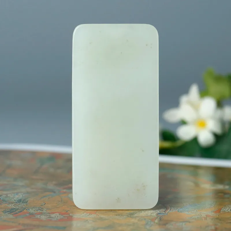 Treasure Pendants White Jade/Pale Greenish White Jade Unisex-2