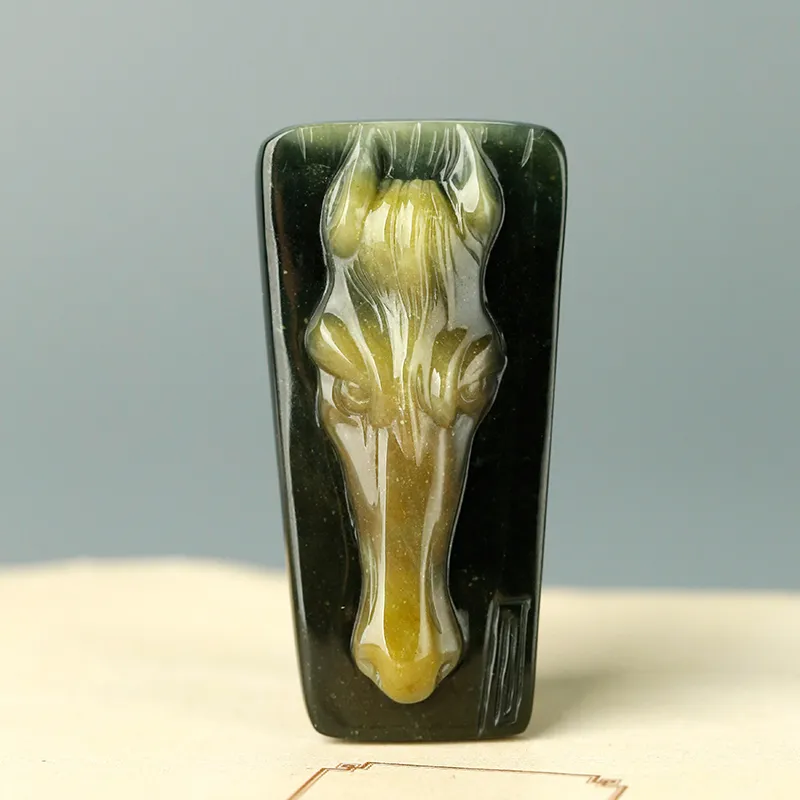 Treasure Dushan Jade Pendants Unisex-1