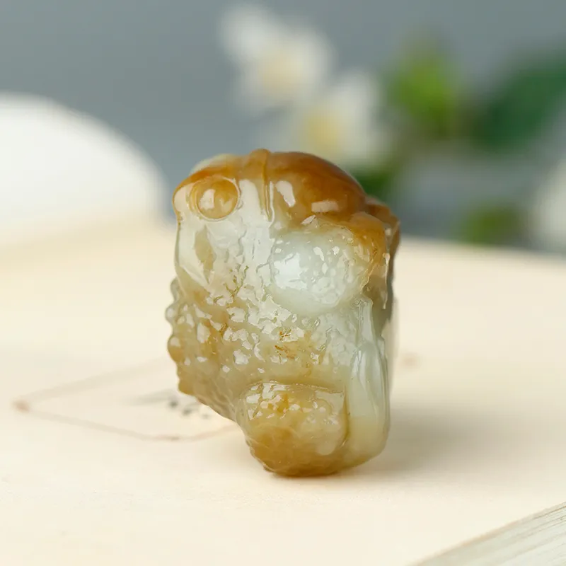 Treasure Collectible White Jade/Pale Greenish White Jade Unisex-5